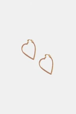 Adika Love Affair Rhinestone Hoop Earrings
