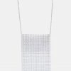 Adika Spark Rhinestone Mesh Crossbody Bag
