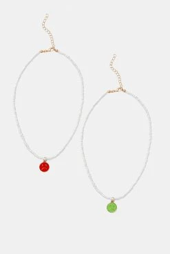 Adika Accessories Knox Pendant Necklace Set