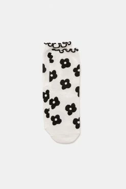 Adika Bloom Lettuce-Trim Ankle Socks