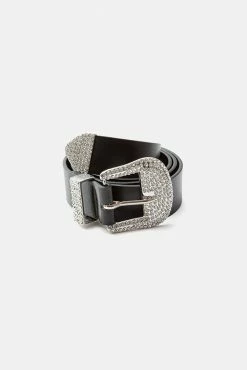 Adika Blings Rhinestone Buckle Belt