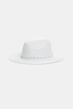 Adika Garden Beaded Band Straw Hat