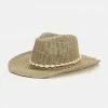 Adika Springs Straw Hat With Seashell Band