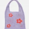 Adika Funkytown Crochet Tote Bag New