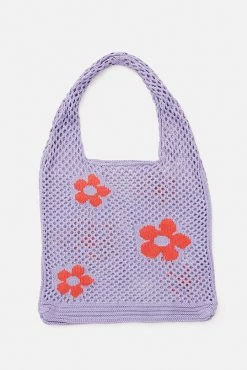 Adika Funkytown Crochet Tote Bag New