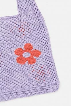 Adika Funkytown Crochet Tote Bag New