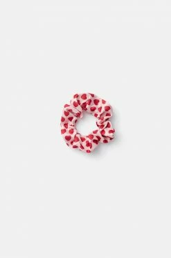 Adika Accessories Bradshaw Heart Print Scrunchie