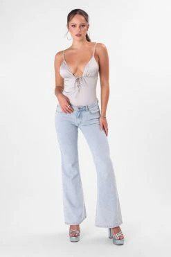 Adika OUTLET Nellsea Satin-Finish Bodysuit