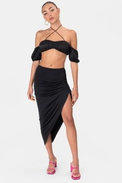 Adika OUTLET TENESSEE OFF-SHOULDER CROP TOP
