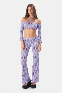 Adika VIBEADELIC Off-Shoulder Crop Top Clothing