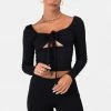 Adika OUTLET Evans Ruched Cut-Out Top