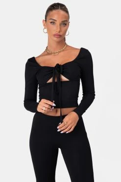 Adika OUTLET Evans Ruched Cut-Out Top