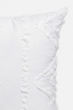 Adika Bailey Fringed Square Pillow Cover Home