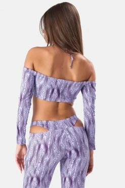 Top 10 👏 Adika VIBEADELIC Off-Shoulder Crop Top Clothing 🔔 10 Adika VIBEADELIC Off-Shoulder Crop Top Clothing