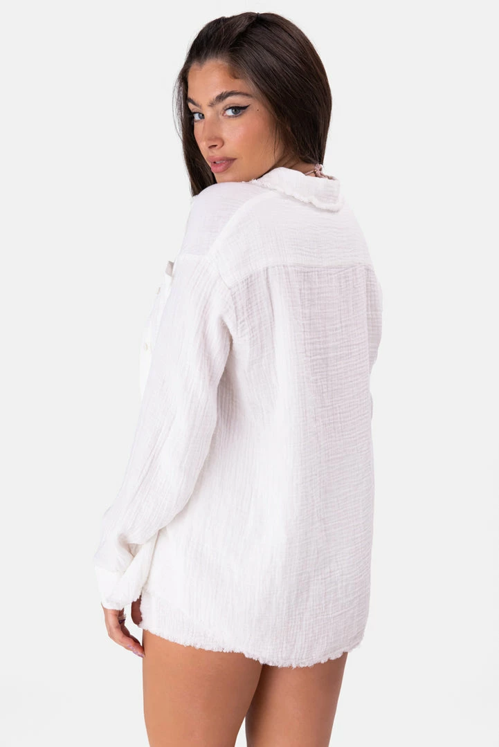 Cheap 🤩 Adika Clothing Sorentto Crinkle Button-Down 👕 Shirt 🔥 4 Adika Clothing Sorentto Crinkle Button-Down Shirt