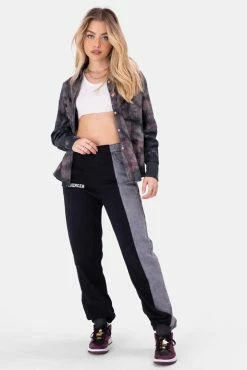 Adika Max Tie-Dye Plaid Shirt