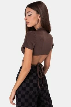 Adika Orrin Wrap Crop Top OUTLET
