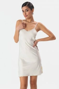 Adika OUTLET Aniston Satin-Finish Slip Dress