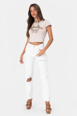 Adika Clothing Diego Ripped Cropped Jeans | MOM