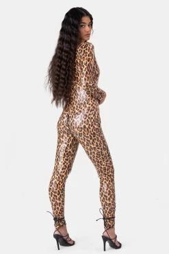 Adika ROAR Leopard Catsuit Clothing