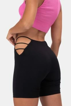 Adika Clothing Serpentine Cut-Out Shorts