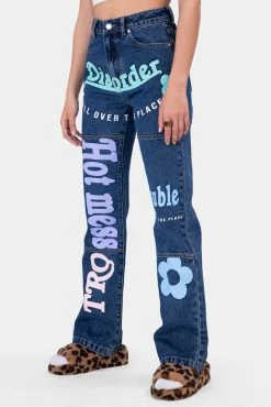 Best Sale ๐ Adika DISORDER Graphic ๐ Jeans | WIDE ๐ 10 Adika DISORDER Graphic Jeans | WIDE