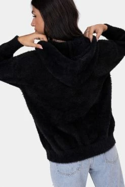 Adika TROUBLE Faux Fur Hooded Sweater OUTLET