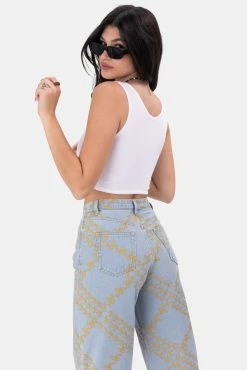 Adika Dallas Ribbed Crop Top OUTLET