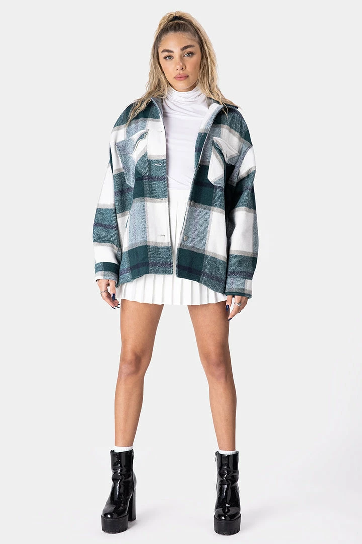 Cheapest ๐งจ Adika Forest Oversize Plaid Jacket ๐ฅฐ 2 Adika Forest Oversize Plaid Jacket