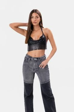 Adika Clothing Glammy Backless Chainmail Top