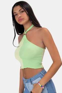 Adika Slushie Color-Block Halter Top OUTLET