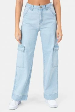 Adika Groove Flared Cargo Jeans | WIDE