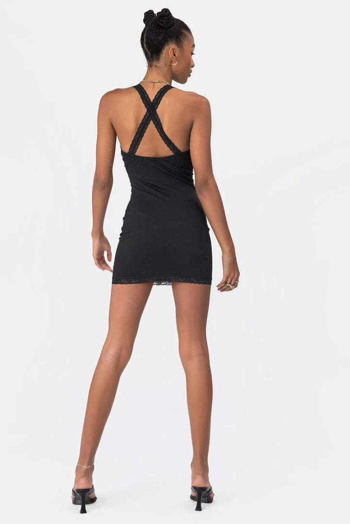 Coupon ๐คฉ Adika OUTLET Shades Lace-Trim Mini ๐ Dress ๐งจ 5 Adika OUTLET Shades Lace-Trim Mini Dress