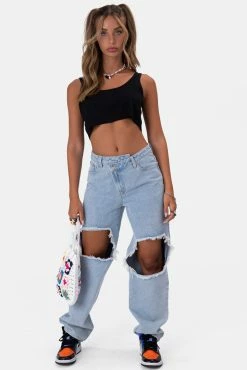 Adika Buddy Ribbed Crop Top Clothing