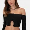 Adika OUTLET Inka Ribbed Off-Shoulder Top