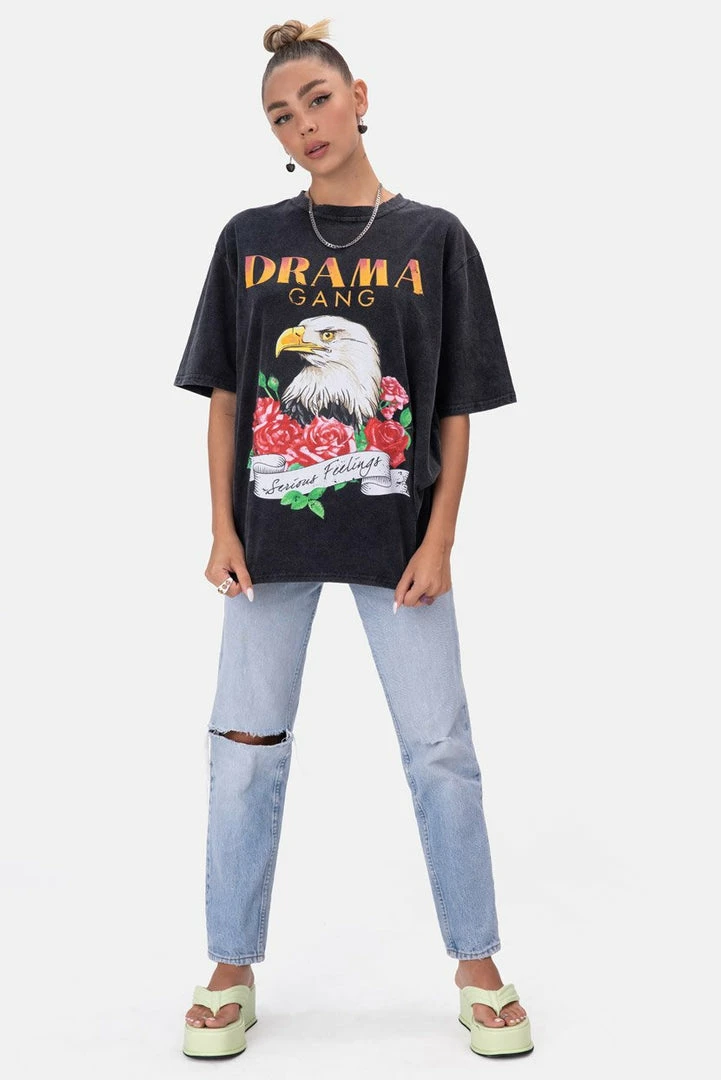 Cheapest ๐ฏ Adika DRAMA GANG Oversized Washed Tee Clothing ๐ 1 Adika DRAMA GANG Oversized Washed Tee Clothing
