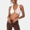 Adika Hazelwood Color-Block Crop Top