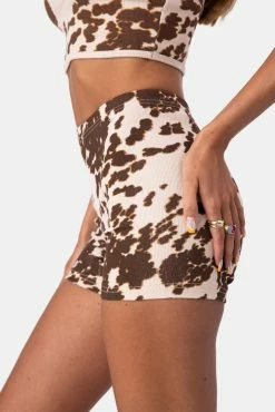 Adika Cowbell Ribbed Shorts OUTLET