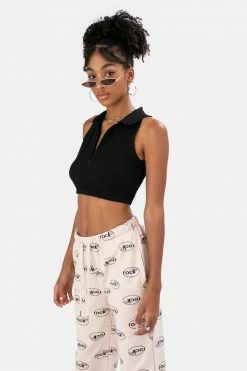 Adika OUTLET Kinsley Front Zip Crop Top