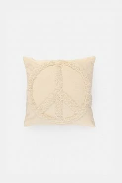 Adika PEACE Tufted Square Pillow Cover Home