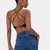 Adika OUTLET Gin Criss-Cross Back Crop Top