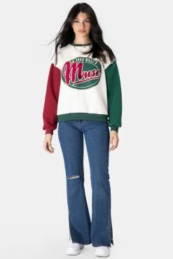 Adika MUSE Color-Block Sweatshirt OUTLET