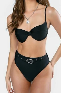 Adika Blackout High Waist Bikini Bottom