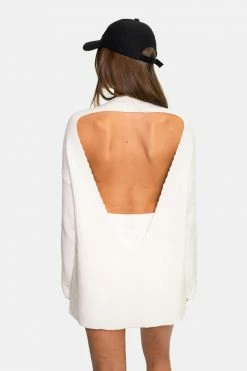 Adika Mendoza Backless Knit Sweater