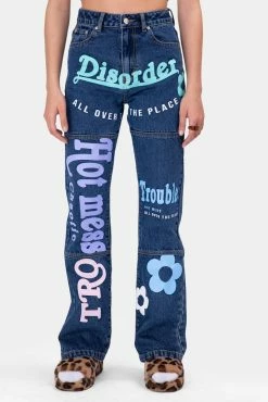 Adika DISORDER Graphic Jeans | WIDE