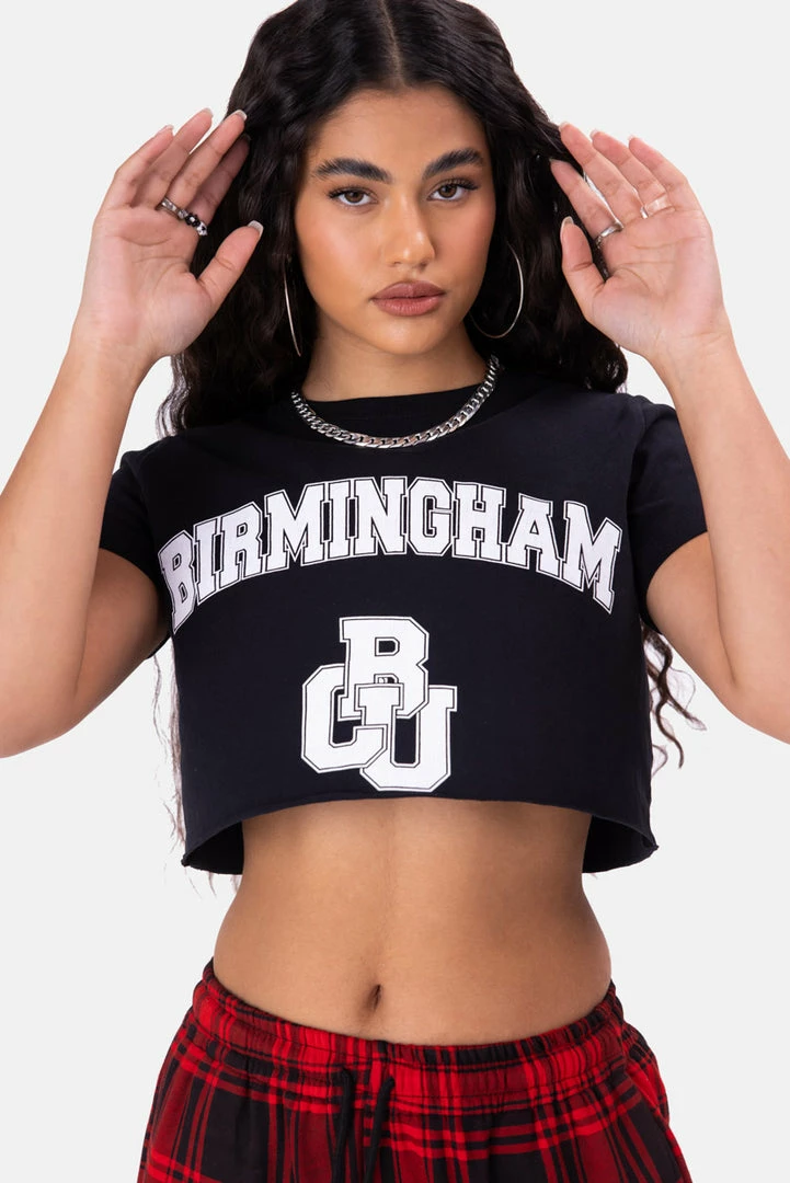 Buy β€οΈ Adika BIRMINGHAM Cropped Tee π 1 Adika BIRMINGHAM Cropped Tee