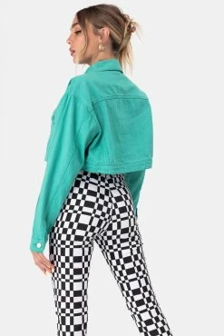 Hot Sale ⭐ Adika Clothing Donson Cropped Denim Jacket 🎉 8 Adika Clothing Donson Cropped Denim Jacket