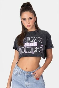 Adika GOODBYE Cropped Tee
