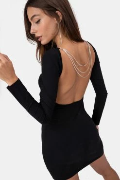 Adika OUTLET Glitz Chain Detail Mini Dress