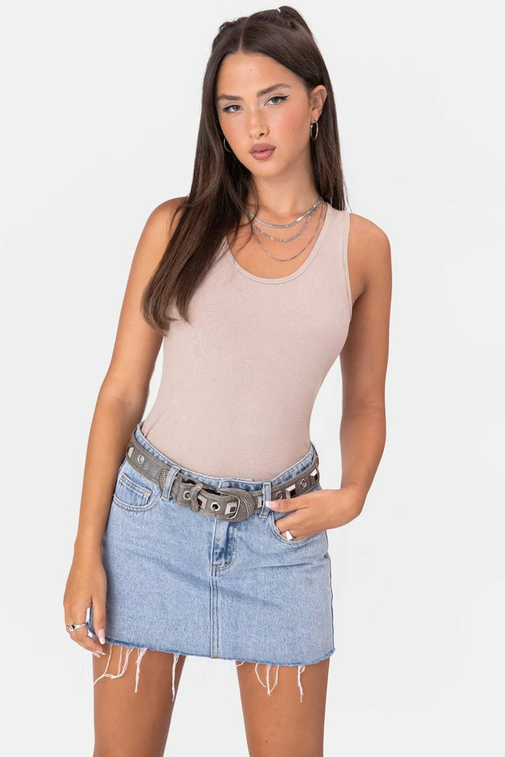 Cheap 😀 Adika Bird Ribbed Top 🛒 2 Adika Bird Ribbed Top